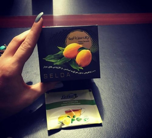 چای سبز با لیمو